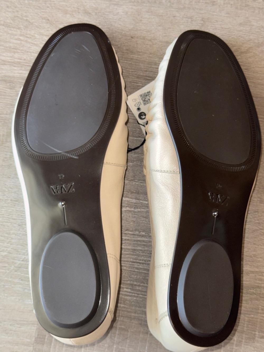 Zara Gathered Soft Leather Loafers (NWT) - Picture 8 of 15